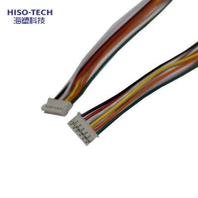 China HISO Consumer Electronic Wire Harness 6 Pin Electronic Terminal Wire PH2.0 Pitch Housing Terminal Strip Heating + Tin Plate Copper Wiring for sale