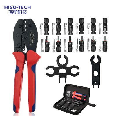 China Multifunctional Hiso Portable Photovoltaic Installation Power Package 6 Pair Connectors Wrench Certificated Crimping Tools for sale