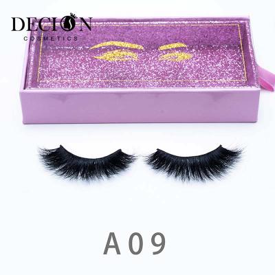 China Long 13-18mm Luxury Custom Made Natural Mink Eyelashes Mink False Lashes 100% Real Mink Fur False Eyelashes Bulk for sale