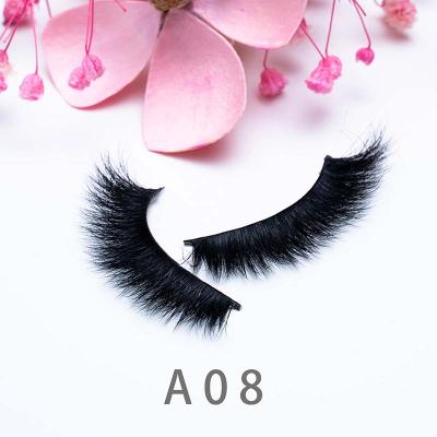 China Full Real Mink Fur Eyelashes Long Lashes 13-18mm Volume 100% Volume Lashes 13-18mm Handwork Luxury Thick False Eyelashes Custom Made for sale