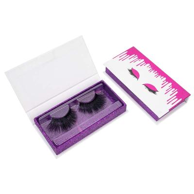 China Natural Long Full Strip Lashes Wholesale Mink Eyelash Mink Effect 3D Silk Lashes False False Eyelashes for sale