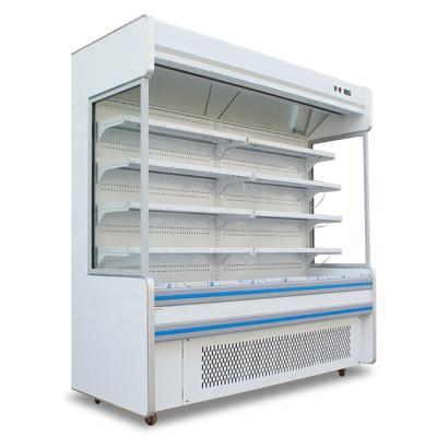 China Multideck Vegetable Refrigerator Showcase Dairy Freezer Supermarket Fruit Open Colder Price Air Curtain Customized for sale