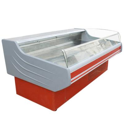 China Single-temperature Supermarket Display Refrigerator Deli Cooked Food Showcase Commercial Meat Freezer for sale