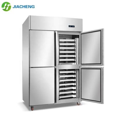 China Single-temperature Jiacheng Kitchen Stainless Steel Pie Pizza Upright Freezer Refrigerator with -18~-22 degree for sale