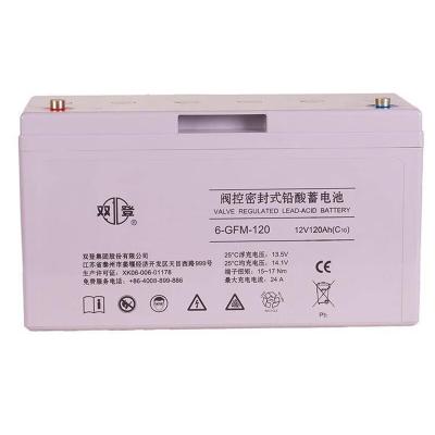 China 12V120Ah Shuangdeng 6-GFM-120 Bateria de Ácido de Chumbo para Sistema de Energia de Armazenamento de Energia Solar à venda