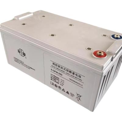 China 12V200AH Shoto Regeneração 6-GFM-200 Bateria de Ácido de Chumbo para Eps sistema de alimentação à venda