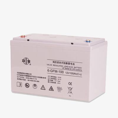 China 12V100Ah oplaadbare loodzuurbatterij voor zonne-energieopslag en communicatie Te koop