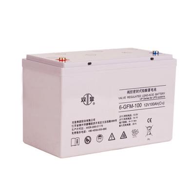 Cina AGM 12V100Ah Shoto 6-GFM-100 batteria al piombo acido per lo stoccaggio e la comunicazione di energia solare in vendita