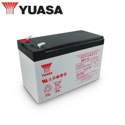 Китай Заряжаемая свинцово-кислотная батарея Yuasa NP7-1212V7AH 2,5 кг для базовой станции компьютерной комнаты продается