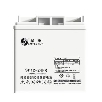 China Sacred Sun SP12-24 loodzuurbatterij 12V24Ah voor productie- en industriële machines Te koop