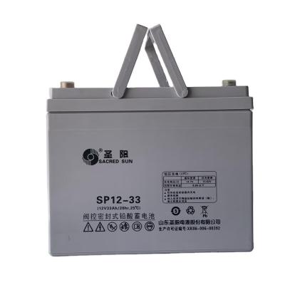 China Heiliger Sonnensigel SP12-33 Bleibatterie 12V33Ah für Stromkommunikation Windsystem zu verkaufen