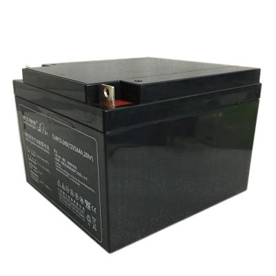 China Batería de plomo ácido de 12V24Ah para UPS Comunicación de energía Almacenamiento de energía solar DJW12-24s en venta