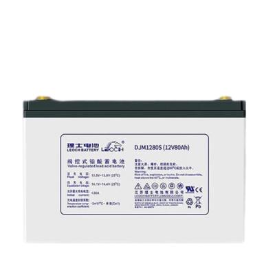 China Leoch Battery DJM1280S 12V80Ah for UPS Communication Solar Energy Storage Power System for sale