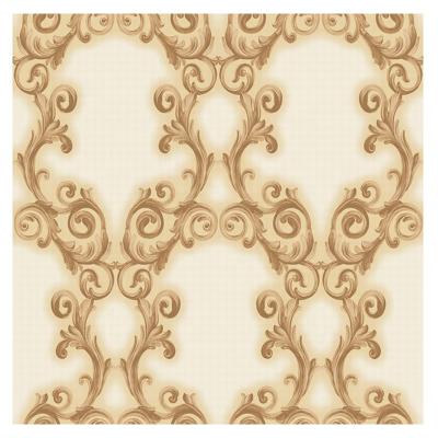 China Waterproof+ECO-Friendly 3d damask texture vinyl wallpaper pvc wallpaper for living room bedroom decoration for sale