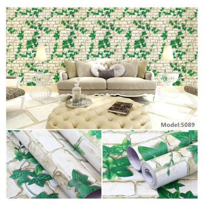 China Waterproof+ECO-Friendly+Self-adhesive Diy Self-adhesive Brick 3d PVC Wallpaper Vinyl Wallcovering Home Bedroom Living Room Decoration for sale