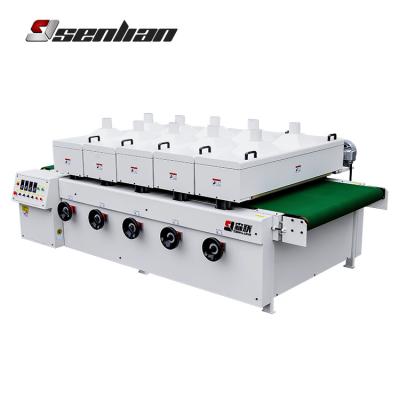 China Furniture/Floor/Plate/Veneer Wood Wire Brush Drawing Polish Machine For Wood Grain Veneer Texture Board for sale