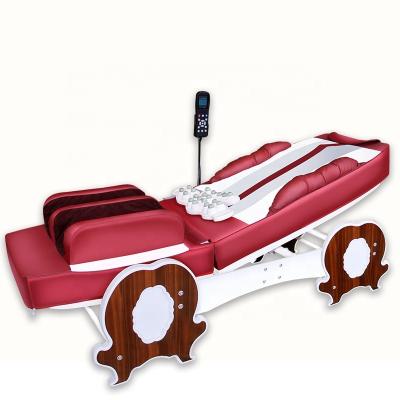 China Modern Korea Jade Stone 3D Therapy Thermal Acupressure Massage Bed With Controller for sale