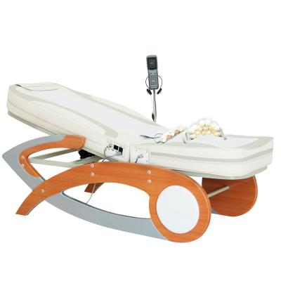 China Modern Electric Full Body Heating Jade Stone Korea Spa Portable Thermal Mattress Massage Bed for sale