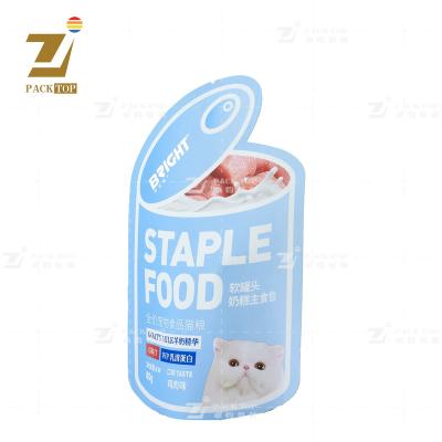 China Safety OEM ODM Custom Stand Up Can Form Pouch For Pet Food for sale