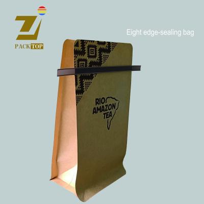 China Recyclable Kraft Paper Bag With Valve Factory Supply Paper Bags Customized for sale