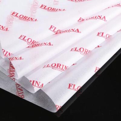 China Recycled Materials Wholesale Custom Logo Packaging Recycled Kraft Paper And Tissue Company Logo Gift Wrapping Paper for sale