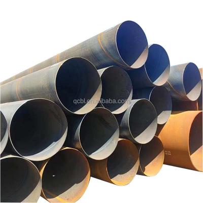 China Fluid Pipe SY/T5037-2000 Spiral submerged arc welded steel pipes for general fluid transportation pipelines spiral steel tube for sale