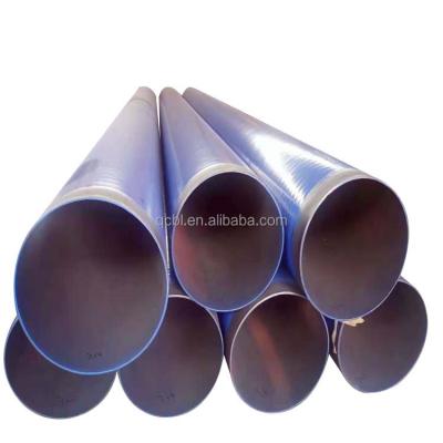 China Fluid Pipe 3PE epoxy resin anti-corrosion spiral steel pipes for water transmission engineering spiral pipes for sale