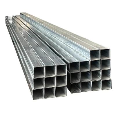 China Fluid Pipe Galvanized Steel Pipe for Greenhouse Sales of Square Rectangular Iron Tubes steel  ASTM for sale