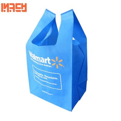 China Handled Nonwoven T Shirt PP Vest Shopping Bag With Low Price for sale