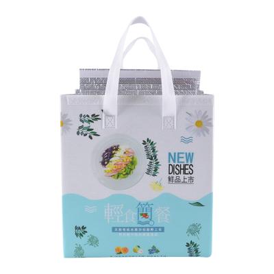 China Eco - Friendly Online Shopping Cooler Website Lunch Bag With Reusable Logo for sale