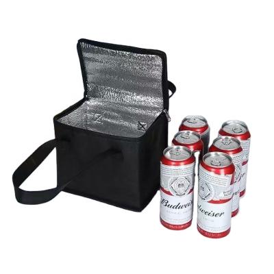 China Waterproof Reusable Shopping Insulated Non Woven Food Delivery Cooler Bag With Logo for sale