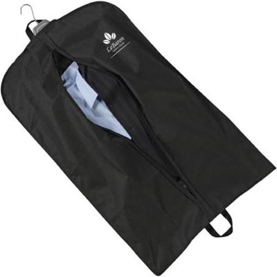 China Reusable Personalized Printed Garment Suit Bag With Reusable Zipper for sale