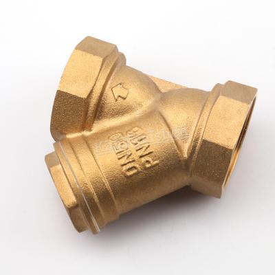 China General High Quality 2 Inch PN16 Female Y Threads Filter/Brass Bronze Strainer Price Y Type With Mesh Insert For Water for sale