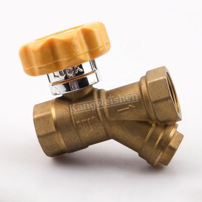 China Meshy Magnetic Type Lockable Brass General Y Ball Valve Ball Valve Valve for sale