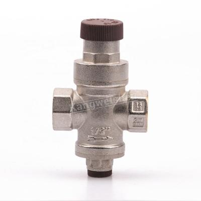 China Low Price General Nickel Plated Standard Adjustable Brass Water Pressure Reducing Valve for sale