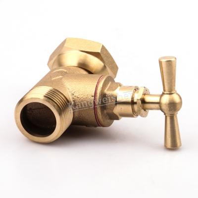 China General FM Thread Stop Valve Slow Narrow Brass Faucet For Water Flow Control for sale