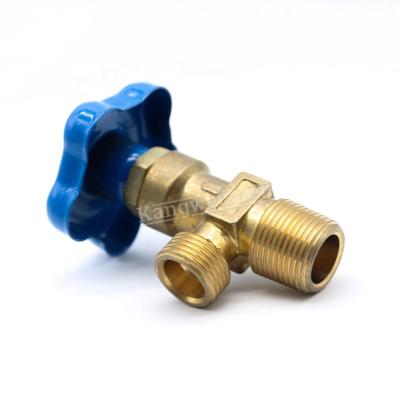 China Low Pressure General High Safety Handwheel Brass Lpg Oxygen Cylinder Valve for sale