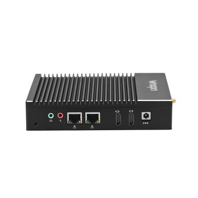 China 15W Mini Size Fanless Powerful PC J3160 Optional CPU 8G RAM 1TB HDD WIFI BT Dual LAN Computer No Monitor for sale