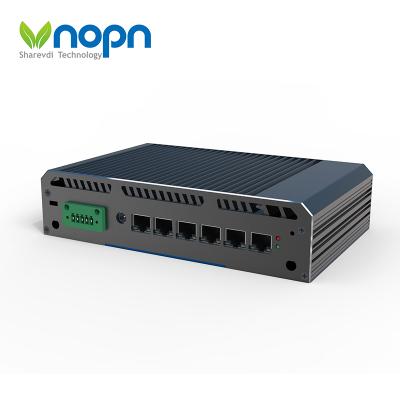 China New design pfsense firewall 6 nuc LAN ports 3865U I3 6100U USB3.0 GPIO nano mini itx industrial computer for router server K8-F14 for sale