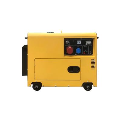 China Mobile Silent Type 5kw Power 5kva Power 1 Phase Diesel Generator For Sale for sale