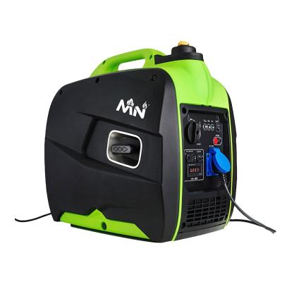 China New Family Mini Silent 1800w Portable Gasoline Inverter Generator With Good Price 500*315*438mm for sale