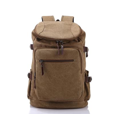 China Outdoor waterproof fashion canvas rucksack travel backpack luggage bag large top selling products leisure sports backpack for sale