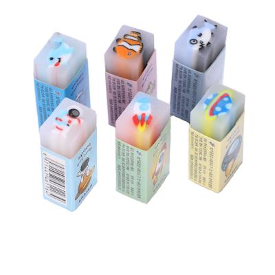 China Environmentally Friendly Cute Office Exam Stationery Cuttable Rubber Eraser Children's Cartoon Pencil Eraser for sale