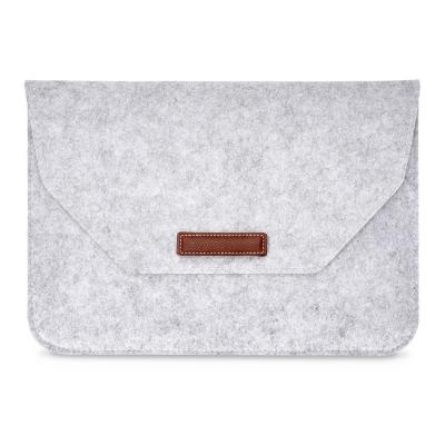 China Casual Laptop Bag Sleeve 12 13.3 14 15 16 Inch Wool Felt Notebook Tablet Case Cover Custom Design Bags Logo Style Briefcase Protection for sale