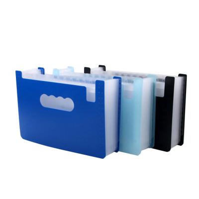 China Colorful Classification Marks Portable Horizontal Expanding A4 File Folder Contains Multi Layer File Bag Customizable Color Size for sale