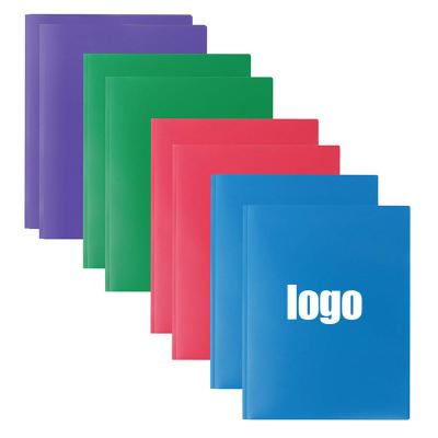 China A4 Collapse Files Stationery A4 Learning Supplies Dual Bag Storage File Customizable LOGO Size Color for sale