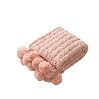 China China Supplier Anti Static Wholesale Baby Blanket Super Soft Little Christmas Knitted Chenile Blanket for sale