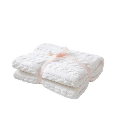 China Yarn Blanket Anti-static High Quality Cotton Customized Air Condition Blanket for sale