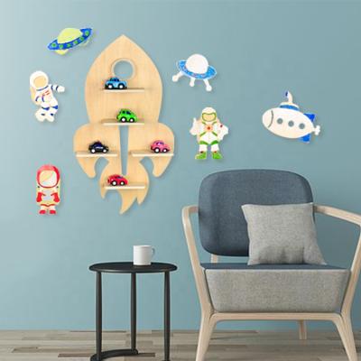 China Customizable European children's toy storage shelves are indoor decorative shelves, used for indoor children's wall decoration for sale