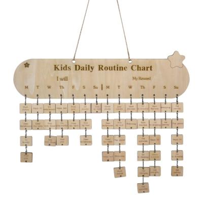 China Europe personalized wooden calendar reminders for family celebrations are diy products for sale